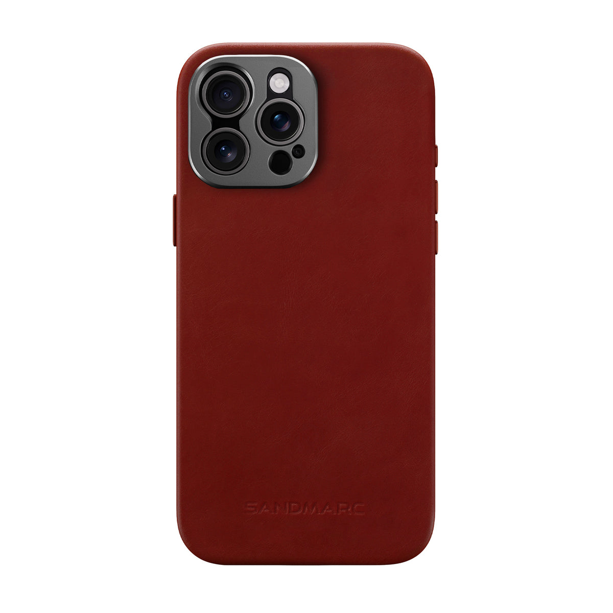 iPhone Red Leather Case