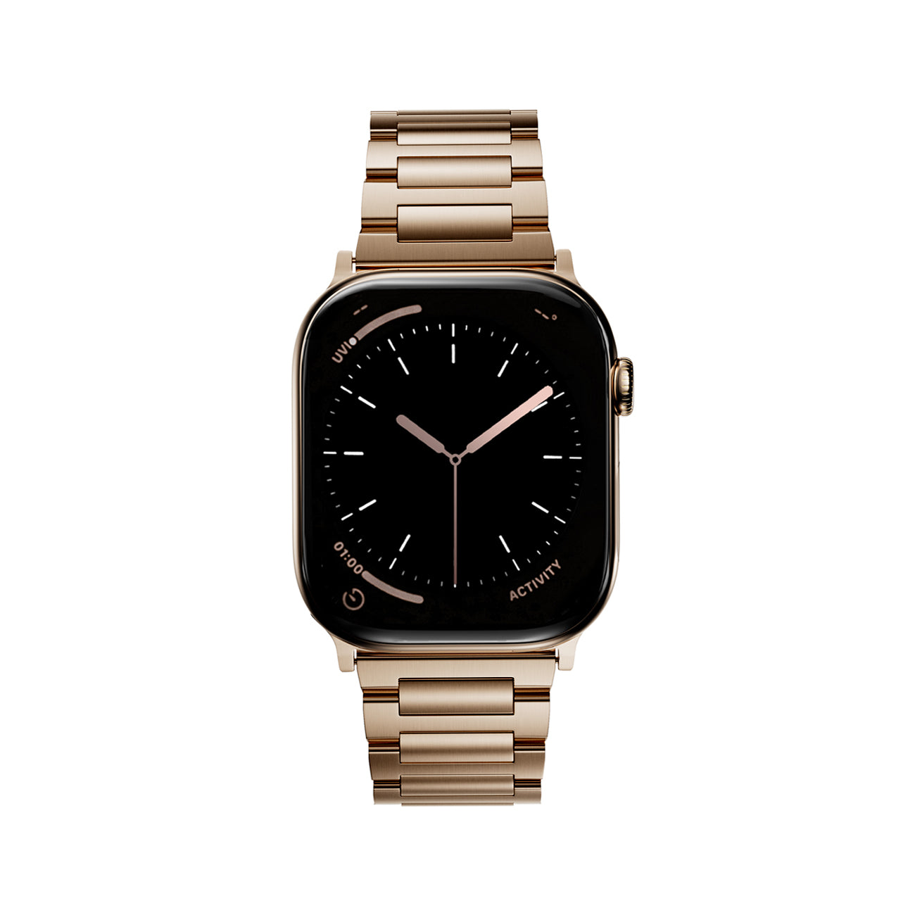 Gold Titanium band (strap) for Apple Watch Series 10 - SANDMARC