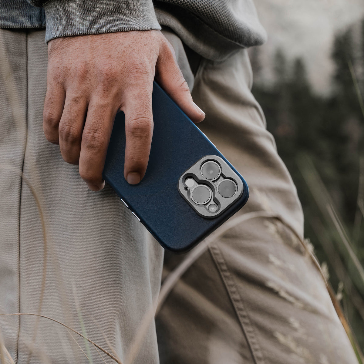 Pro Leather Case - iPhone 14 Pro Max - Navy